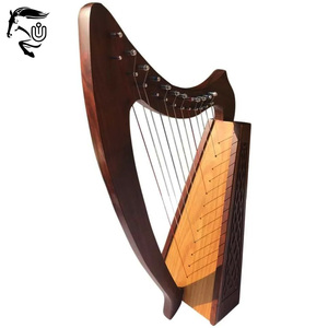 เครื่องดนตรีสีไม้คอนทราสต์พิณไอริชทำด้วยมือคุณภาพสูงแพ็คแบบกำหนดเอง - Product Image 2