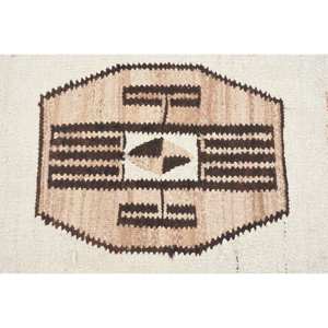 Rústico Beige Marrón 2,6X9,4 pies Área grande Alfombra de lana hecha a mano Rectángulo abstracto turco Diseño de retazos Látex para habitación de pasillo - Product Image 5