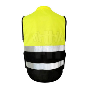 Venta al por mayor nuevo modelo impermeable poliéster chaleco reflectante de trabajo con logotipo personalizable ropa de seguridad de alta visibilidad para adultos - Product Image 3
