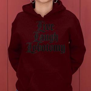 Gran oferta Maroon Drop Shoulder Graphic Zipper Up Sudadera con capucha de gran tamaño para mujer Sudaderas con capucha en blanco antiarrugas y transpirables para mujer - Product Image 4