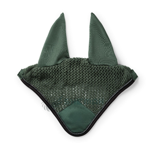 Fly bonnet for horses handmade in Pakistan crochet design breathable lightweight <b>ear</b> <b>cover</b> washable and durable perfect - Product Image 1