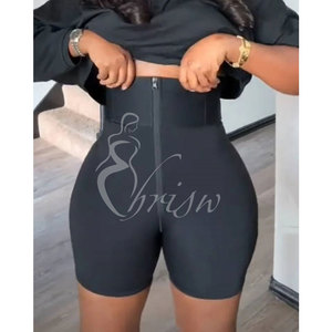 <span class=keywords><strong>Short</strong></span> taille haute à fermeture éclair sur le devant pour les abdominaux et les remontées de fesses (pré-commande) 2025 New Alphabet European and American Hip Pants - Product Image 4