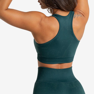 Soutien-gorge de sport respirant à compression élevée pour femmes avec option de logo personnalisé sur le devant, vêtements de sport pour le yoga et la salle de sport - Product Image 2