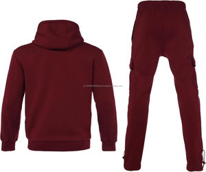 ชุดวอร์มคัสตอมคุณภาพสูง เสื้อผ้าฝึกซ้อม ชุดวอร์มสไตล์สตรีทแวร์ ชุดวอร์มผู้ชายแบบ 2 ชิ้น ชุดฮู้ดดี้ผู้ชาย - Product Image 6