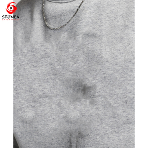 Sudadera de lana de algodón pesado para hombre, diseño de cuello redondo de gran tamaño, hombro caído, patrón de estampado de invierno sólido, venta al por mayor personalizada - Product Image 6