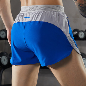 Short de course actif 2 en 1 pour homme Short d'entraînement de jogging respirant à séchage rapide de 3 pouces Gym Athletic Marathon ShortsDDP shipping - Product Image 2
