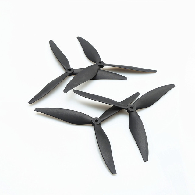 Gemfan 7\" 8\" 9\" Glass Fiber Nylon Propellers 7040 8040 9045 3-Blade 5mm Shaft for FPV Drones