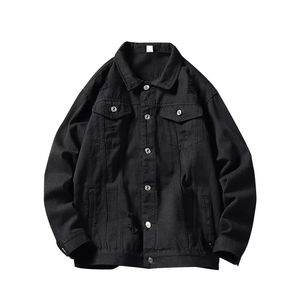Veste en jean pour homme OEM, veste décontractée d'hiver, boutonnée, surdimensionnée, 100% coton, respirante, écologique - Product Image 6