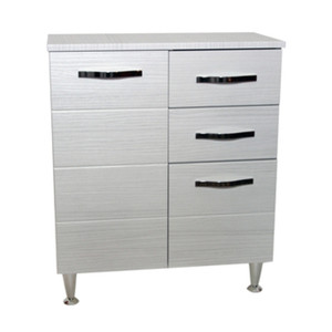Base Antonella 2 Ante + 2 Cassetti 80 Bianco Portuna - Product Image 1