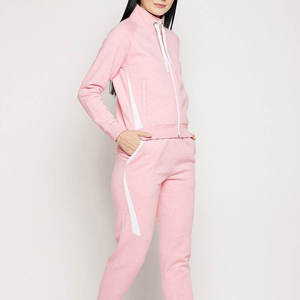 Conjunto Deportivo Informal de Manga Larga para Mujer, Nuevo Estilo 2026, 100% Algodón con 450 gsm - Product Image 5