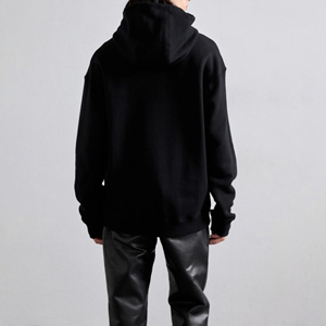 Sweat à capuche pour homme de haute qualité en molleton à carreaux respirant, coupe classique, 100% coton, hiver, strass, pour un usage décontracté - Product Image 4