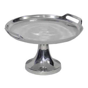 Top Trending Cupcake Stand Bodas Fiestas Diseñador Cake Platter Stand Moderno Elegante Metal Cake Server Stand - Product Image 1