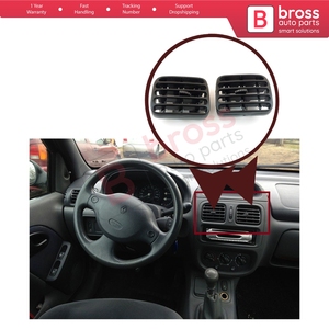 ชุดตะแกรงดักอากาศ BDP1050 สีดำ 7702258279 7702258280 สำหรับ Clio MK2 Symbol MK1 MK2 Thalia - Product Image 5