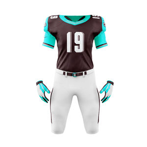 Conjunto de Pantalones y Camiseta de Fútbol Americano Premium Personalizados con Impresión de Logotipo Personalizado, Talla Grande, 100% Poliéster para un Rendimiento Óptimo - Product Image 3