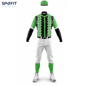 Uniforme de baseball personnalisé de haute qualité à 100% avec un design imprimé, tissu respirant et évacuant l'humidité - Couleurs personnalisées disponibles - Product Image 5