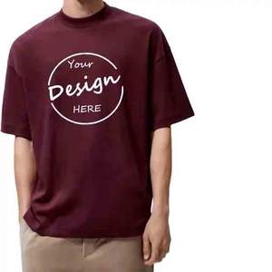 เสื้อยืดโอเวอร์ไซส์เข้ารูปเสื้อผ้าลำลองเสื้อผ้าฝ้าย100% แบบแห้งเร็วออกแบบได้ตามต้องการ - Product Image 4