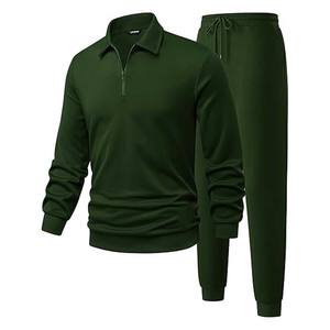 Survêtements pour hommes Ensemble de survêtements athlétiques 2 pièces Survêtements de jogging Décontracté Warm Up Full Zip Running Sports - Product Image 4