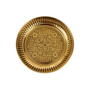 Tradicional hecho a mano latón Puja elegante templo indio decoración Ritual Essentials - Product Image 3