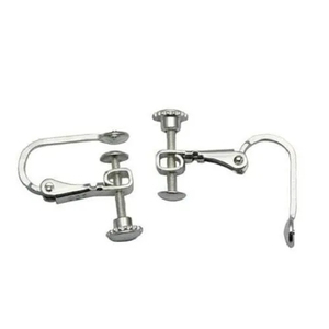 Pendientes de Clip Plateados y Dorados Más Vendidos al por Mayor, Material de Hierro, Tamaños Surtidos, Empaquetados en Caja para la Fabricación de Joyas - Product Image 2