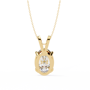 Colgante de Diamante Cultivado en Laboratorio de Oro de 18K para Mujer - Diseño Fabuloso - Product Image 3