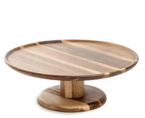 Minimalist <b>Wooden</b> <b>Cake</b> Platter Smooth Finish Eco-Friendly Customizable Modern Kitchen Party Usage Sweets Dessert Displayer <b>Cake</b> - Product Image 6