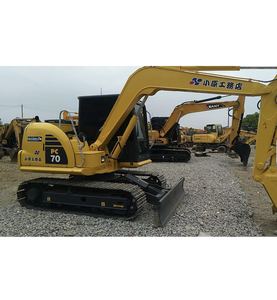 Excavadora de orugas usada Komatsu PC70 de 7 toneladas al por mayor, excavadora mini usada, máquina excavadora de orugas PC70 - Product Image 5