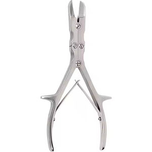 MEDIVA ESSENCE High Quality Manual German Stainless Steel Double-Joint Bone Rongeur <b>CE</b> Certified Orthopedic Surgical Instruments - Product Image 2