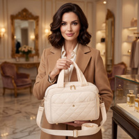 Sac de toilette en nylon imperméable personnalisé, de haute qualité, pour le rangement de cosmétiques, de maquillage et d'articles de beauté pour hommes et femmes
