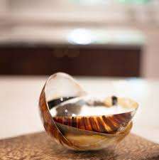 Atractivo cuerno hecho cuenco platos para servir cuenco genuino cuerno de buey Palma enjambre afeitado cuenco por India cuerno Natural cuencos Decoración - Product Image 4