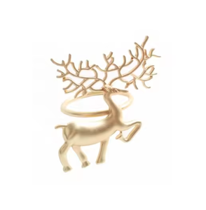 Hot Selling Customizable Metal Napkin Rings Tabletop Decor Accessories <b>Low</b> MOQ Stock Feature - Product Image 6