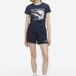 Short de sport de haute qualité avec logo personnalisé motif athlétique sexy vêtements de fitness et de yoga short de planche ceinture bouton perle vente en gros - Product Image 5