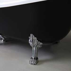 อ่างอาบน้ำโรมานซาสีดำขาวสไตล์คลาสสิก คอลเลคชั่นอ่างอาบน้ำสุดหรู - Product Image 6
