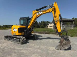 Excavadora JCB 85Z-2 de alta potencia, automática, hidráulica, miniexcavadora, retroexcavadora, miniexcavadora Kobuta, tractor con cargador frontal. - Product Image 2