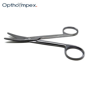 Ciseaux chirurgicaux pour animaux, instruments vétérinaires, lames de précision en acier inoxydable, manche courbé et droit, outils de procédure médicale - Product Image 4