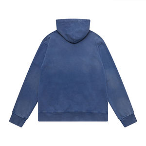 Bon marché, sweats à capuche délavés au soleil de haute qualité, couleur personnalisée, sweats à capuche délavés au soleil avec logo personnalisé, sweats à capuche délavés au soleil - Product Image 5