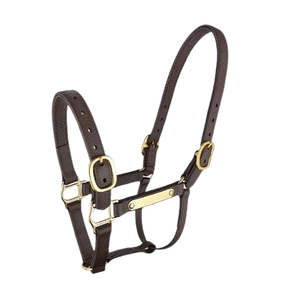 OEM personnalisé cheval en cuir indien Dressage Halter haut de gamme en cuir fantaisie Halter d'équitation avec matériel personnalisable en vente - Product Image 2