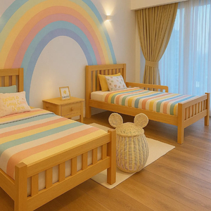 Mickey Ear Rattan Storage Basket With Lid Handmade Wicker <b>Toy</b> <b>Box</b> Cute Animal Shaped Boho Nursery Organizer Natural Rattan Decor - Product Image 2