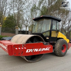 Compacteur vibrant à tambour unique Dynapac CA610 d'occasion, poids de travail 21 tonnes, marque suédoise originale, compacteur de taille moyenne - Product Image 3