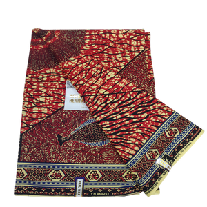 Tela africana auténtica Super Ankara con estampado de cera, 100% algodón y lona, con estampado de cera Cihigavy Vilisco para vestidos de boda. - Product Image 1