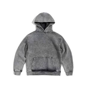 Nuevo diseño hecho a medida vintage transpirable propio logotipo Sudadera con capucha/estilo callejero en blanco más nuevo diseño lavado ácido Sudadera con capucha - Product Image 5