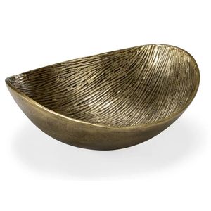 Bol de service rond moderne en aluminium pour salade de fruits, collations et décoration de table - Product Image 5