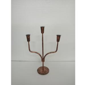 Candelero de hierro negro hecho a mano respetuoso con el medio ambiente resistente al calor decoración duradera para el hogar para Navidad y vida contemporánea - Product Image 5