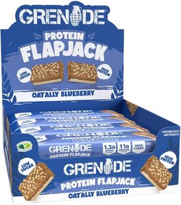 Gre-nade Protein Flapjack - Oat'ally Blueberry 45 g (Caja de 12) - Product Image 1