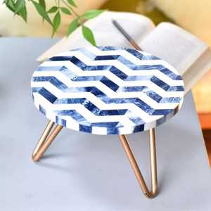 Modern Design Resin <b>Wooden</b> <b>Cake</b> Stand <b>Birthday</b> And Party Celebration Rounded <b>Cake</b> Platter Stand - Product Image 3