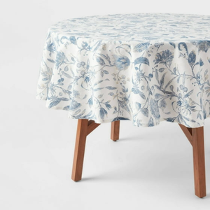 Mantel Jacquard de algodón 100% Premium, cubierta de lino redonda para mesa de comedor, técnica tejida, diseño moderno impermeable - Product Image 6