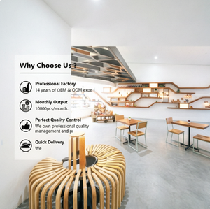 Chaises d'hôtel modernes en bois avec coussins en cuir, pieds coniques, dossier solide, mobilier commercial d'intérieur, design minimaliste - Product Image 2