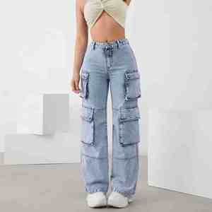 Vaqueros de pana lavados de alta calidad para mujer, transpirables, ecológicos, de moda para el trabajo, Eventos informales, viajes, uso al aire libre - Product Image 6