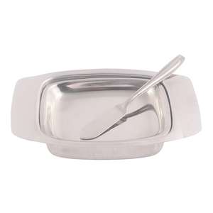 Cuisine en acier inoxydable, meilleure cuisine, utilisation quotidienne, boîte à beurre avec couvercle, nouveau, moderne, meilleure vente - Product Image 3