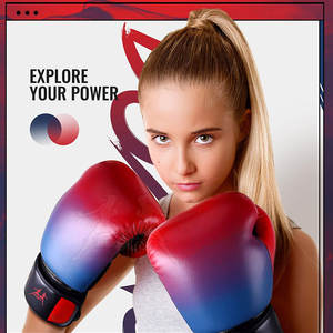 Gants de boxe Muay Thai MMA de qualité supérieure concevez votre propre logo gants de boxe en stock gants de boxe - Product Image 5