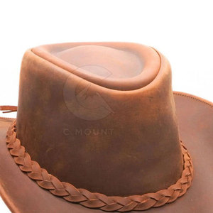 หมวกคาวบอยกลางแจ้งหมวกปีกกว้างระบายอากาศได้รูปมงกุฎสำหรับฤดูร้อน - Product Image 6